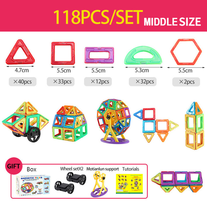 Fun Magnetic Building Blocks for Children