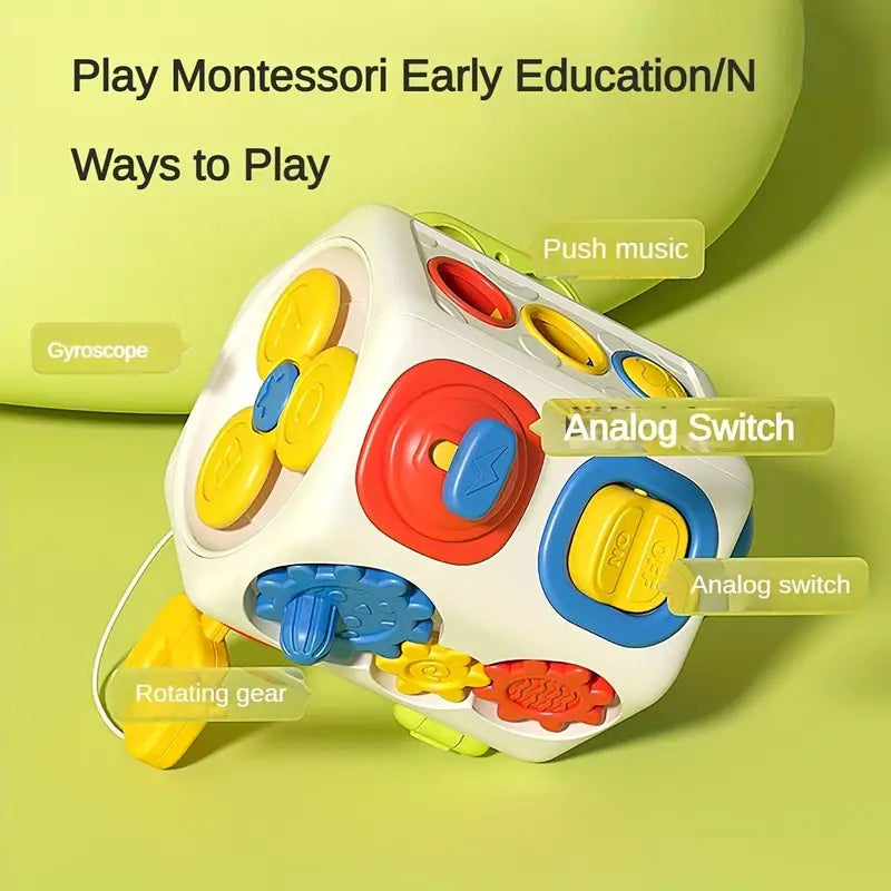 Colorful Learning Cube Toy for Baby Development