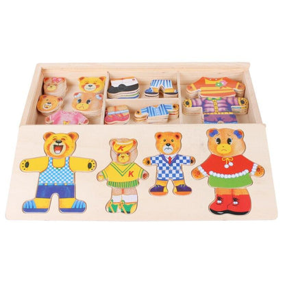 Fun Wooden Toy Puzzle for Kids