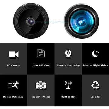 Compact Portable Wi-Fi Security Camera