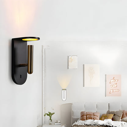 Warm LED Flame Effect Wall Lamp