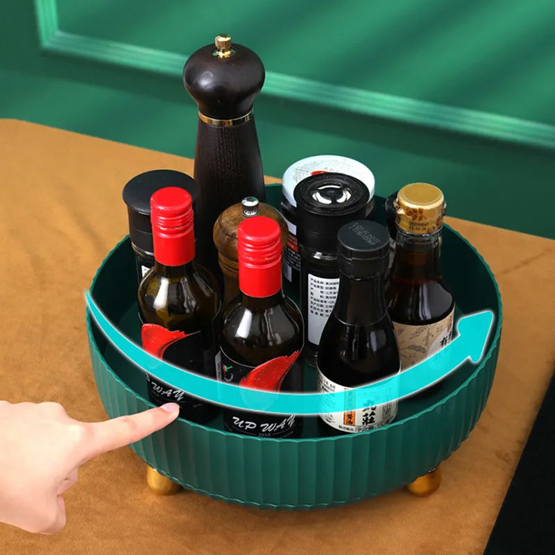 Spinning Shelf Organizer Rack