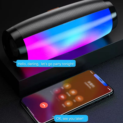 Portable LED Bluetooth Wireless Speaker System