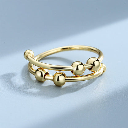 Calming Stress Relief Adjustable Bead Ring