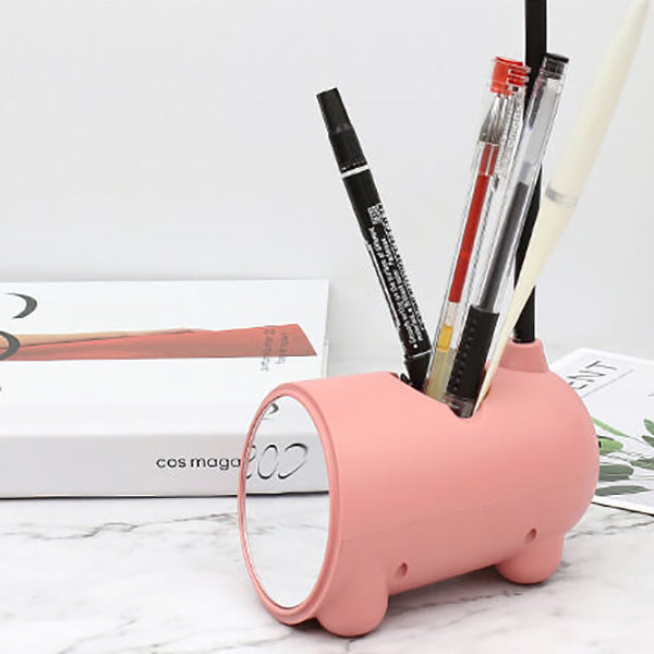 Compact LED Desk Light with USB Port and Pen Stand