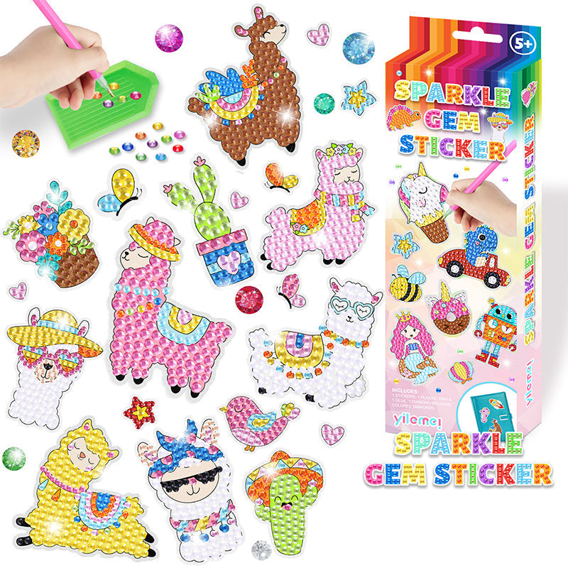 Colorful Crystal Sticker Set