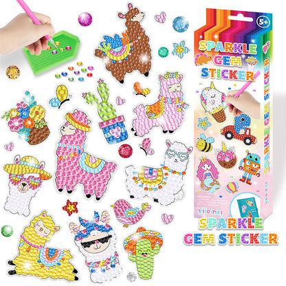 Colorful Crystal Sticker Set