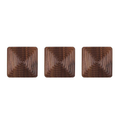 Decorative Coasters - Dark Wood in Fun Designs
