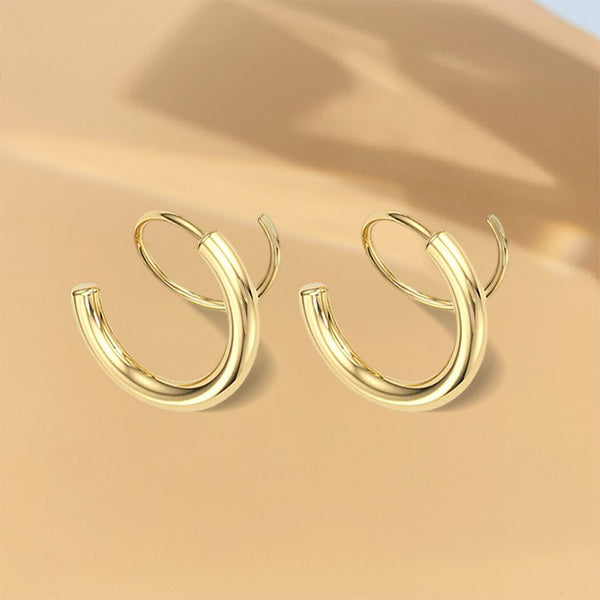Unique Spiral Drop Earrings