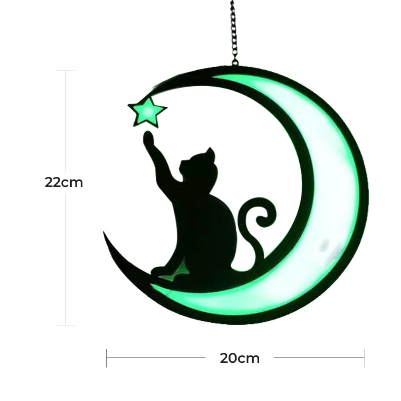 Cute Cat Acrylic Pendant Necklace