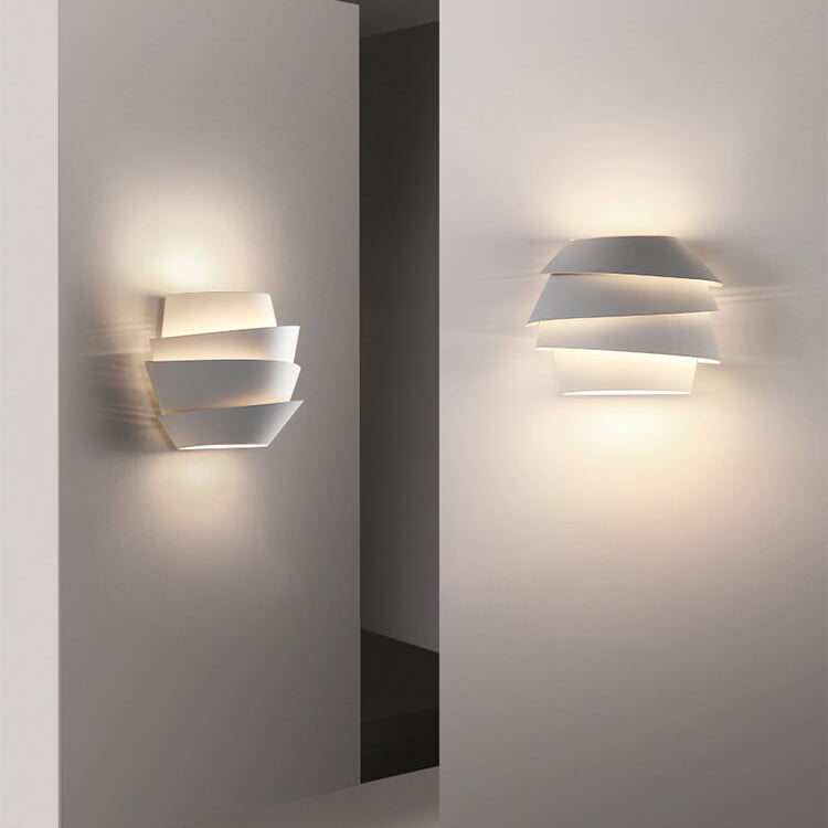 Contemporary Iron Double Head Wall Light