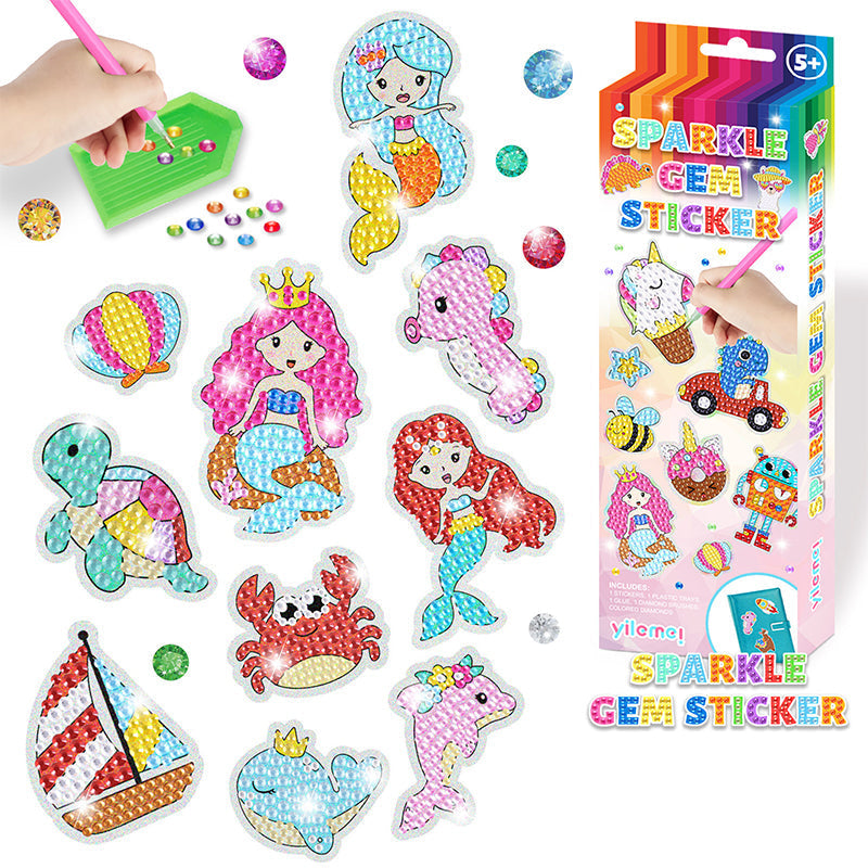 Colorful Crystal Sticker Set