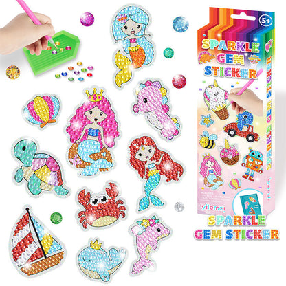 Colorful Crystal Sticker Set