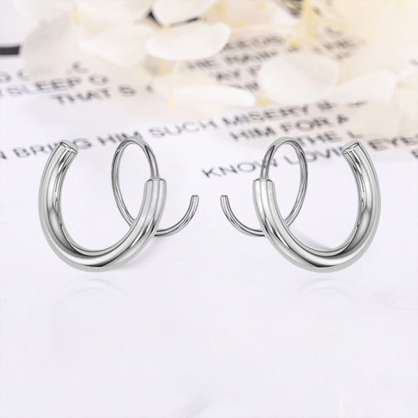 Unique Spiral Drop Earrings