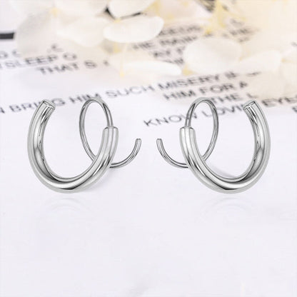 Unique Spiral Drop Earrings