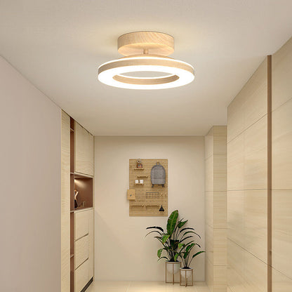 Circular LED Ceiling Light for Hallway and Entryway
