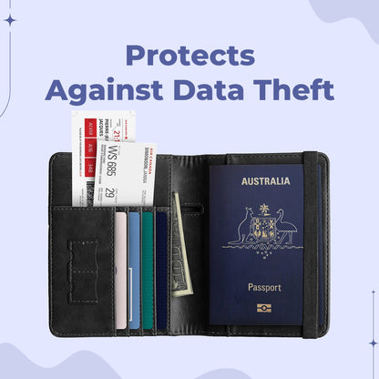 Travel Leather Passport Holder Wallet