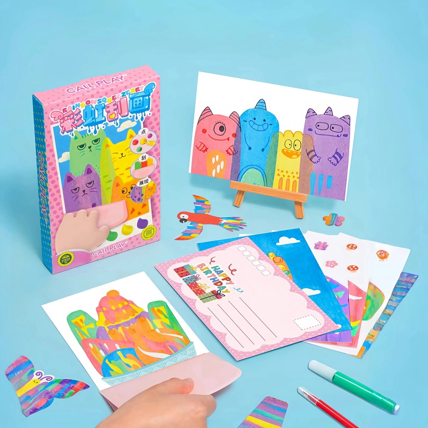 Vibrant Art Supplies Kit