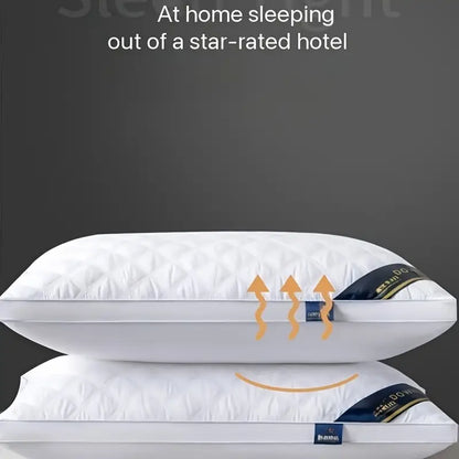 Comfortable Set of 2 Contour Pillows for Restful Sleep