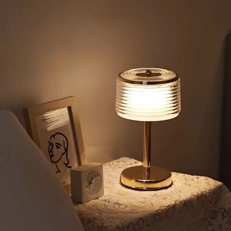 Contemporary Circular LED Desk Lamp