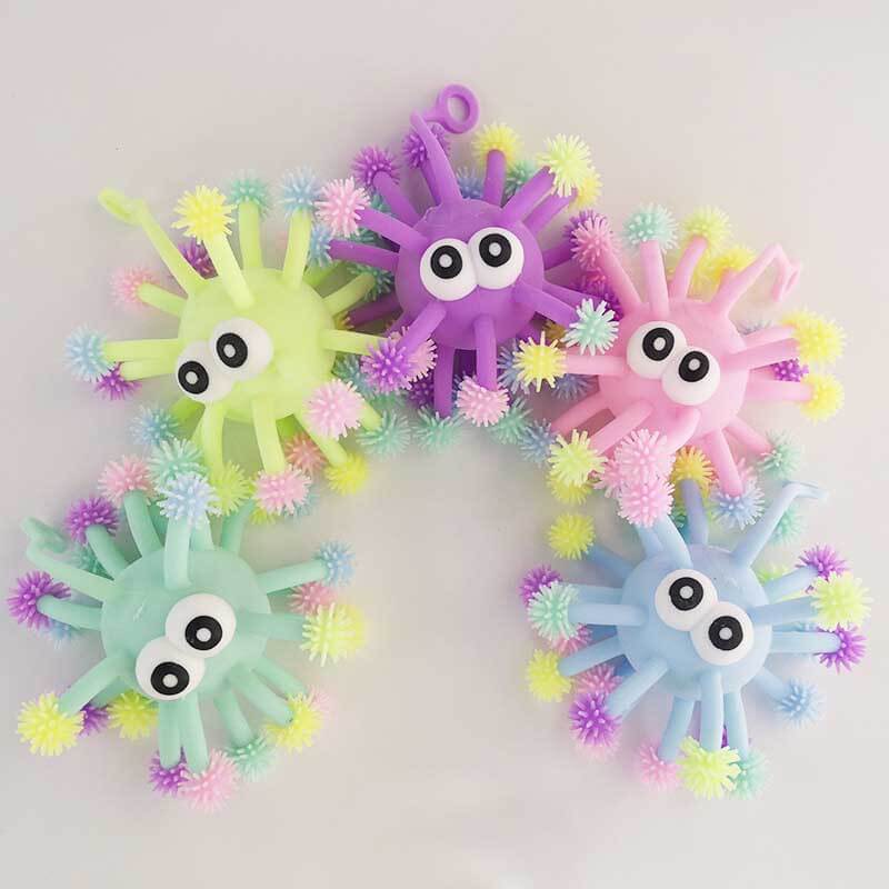 Colorful LED Bouncing Ball Toy for Kids