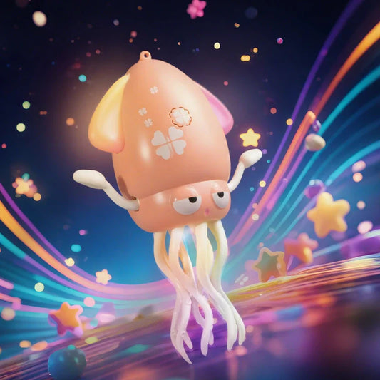 Colorful Squid Night Lamp - Befez