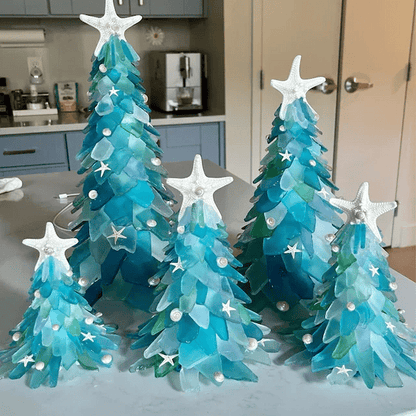 Handcrafted Sea Glass Christmas Ornament