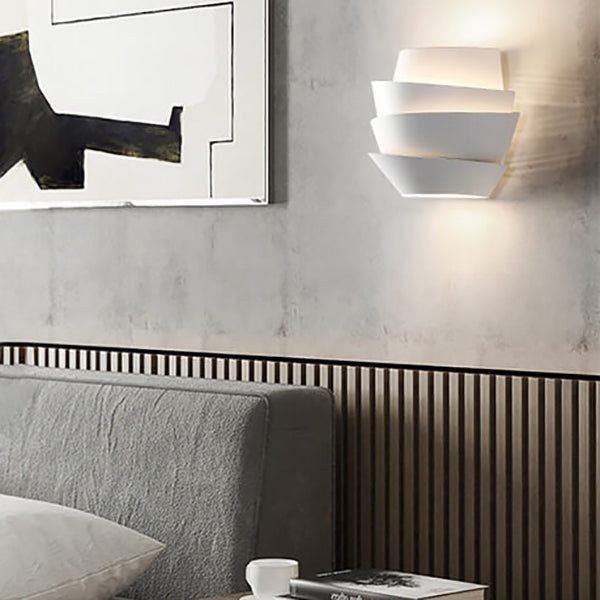 Contemporary Iron Double Head Wall Light