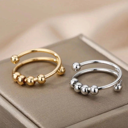 Calming Stress Relief Adjustable Bead Ring