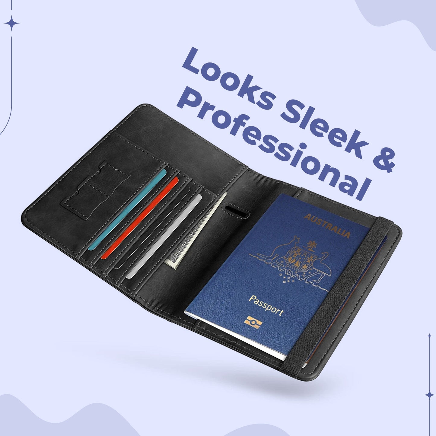 Travel Leather Passport Holder Wallet