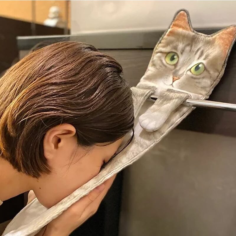 Adorable Kitty Bath Towel