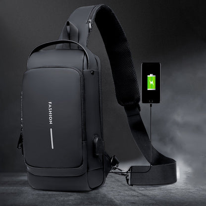 Stylish Secure Travel Crossbody Bag for Men