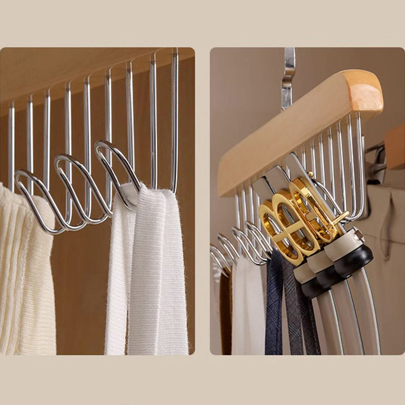 Sturdy Space-Saving Coat Rack with Hooks
