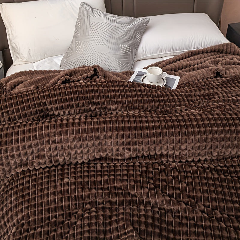 Cozy Plush Fleece Throw Blanket for Home
