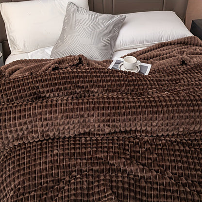 Cozy Plush Fleece Throw Blanket for Home