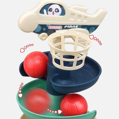 Colorful Spinning Ball Tower Toy