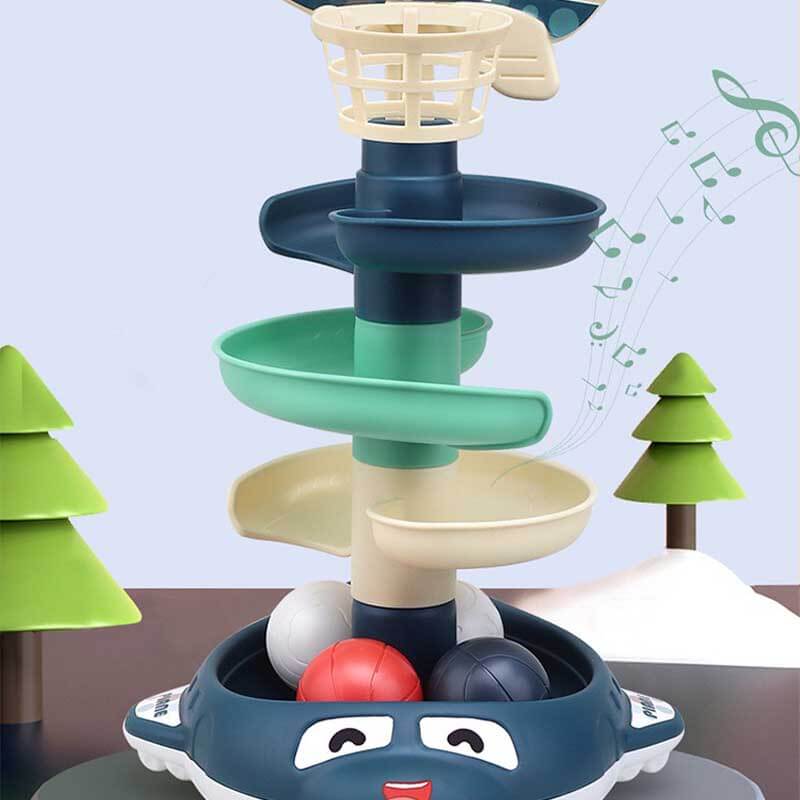 Colorful Spinning Ball Tower Toy