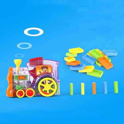 Colorful Domino Run Train Set with Automatic Play