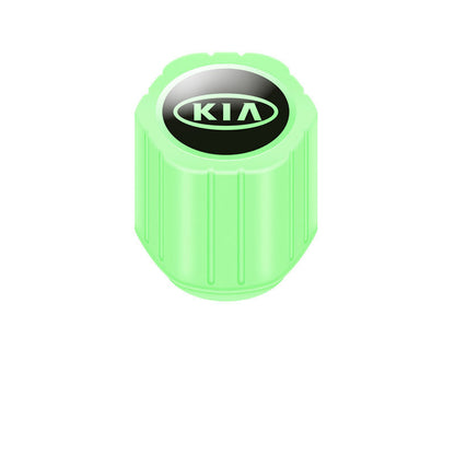 Bright Green LED Tire Valve Stem Caps 20 Pack