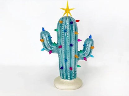 Colorful Artificial Cactus Table Lamp