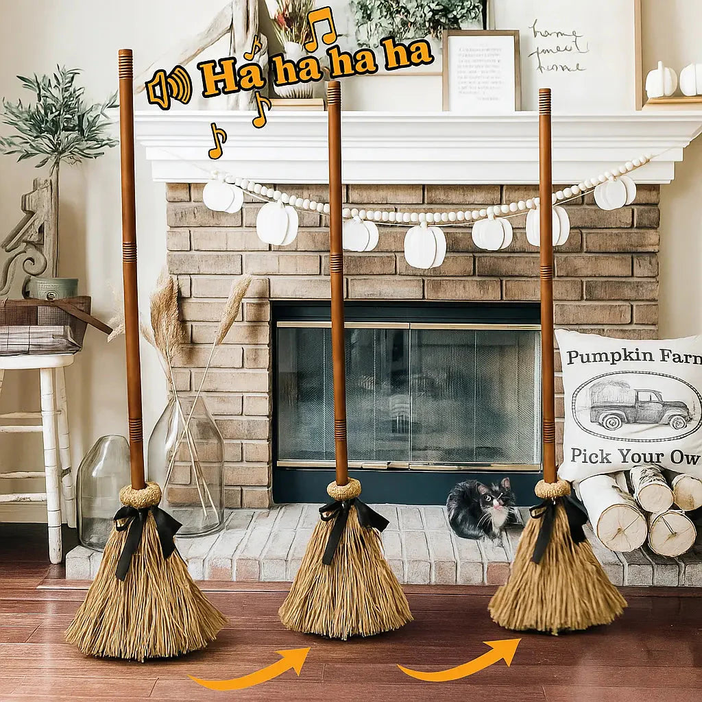 Spooky Floating Broom Decoration - Befez
