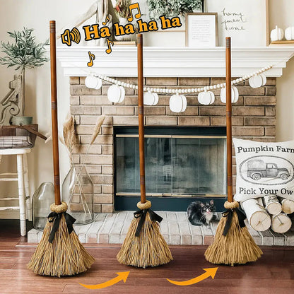 Spooky Floating Broom Decoration - Befez