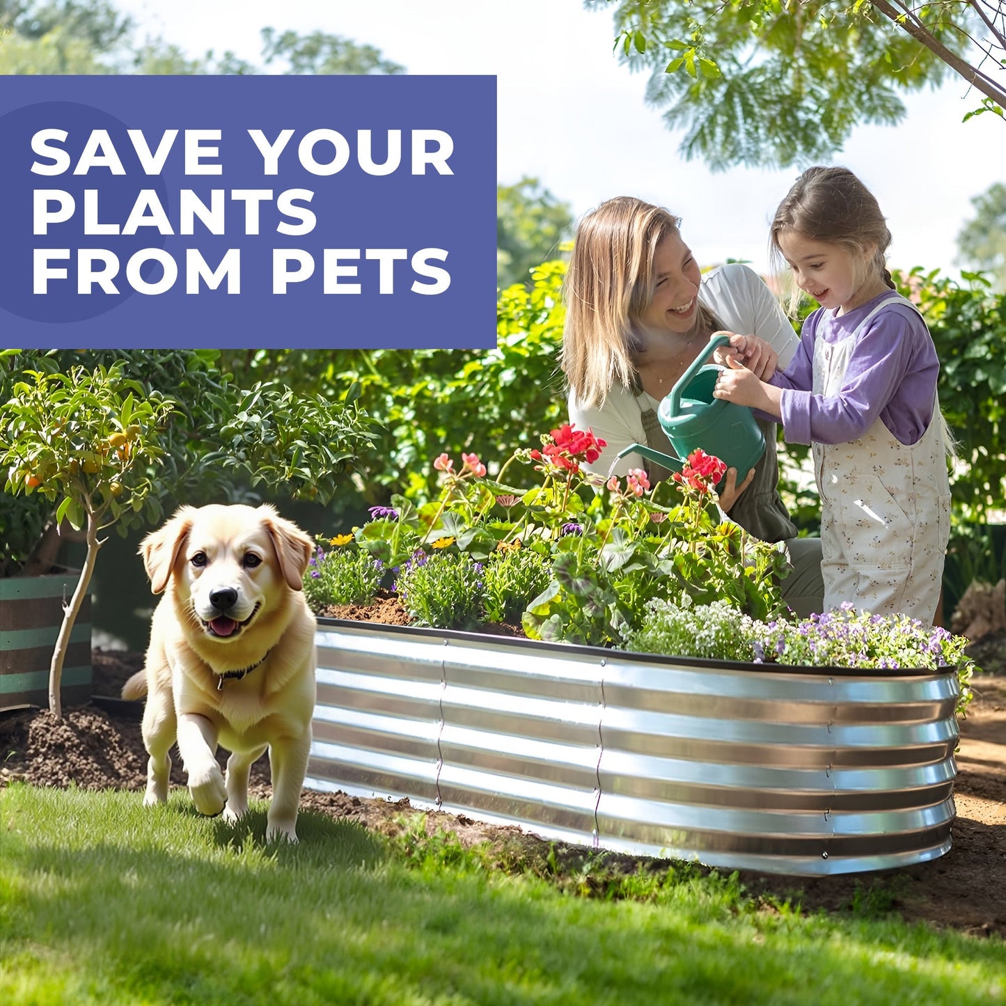 Rust Resistant Metal Elevated Garden Bed