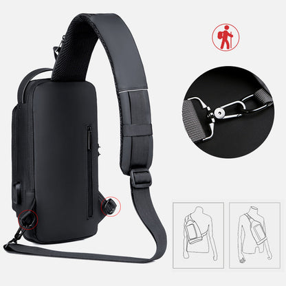 Stylish Secure Travel Crossbody Bag for Men