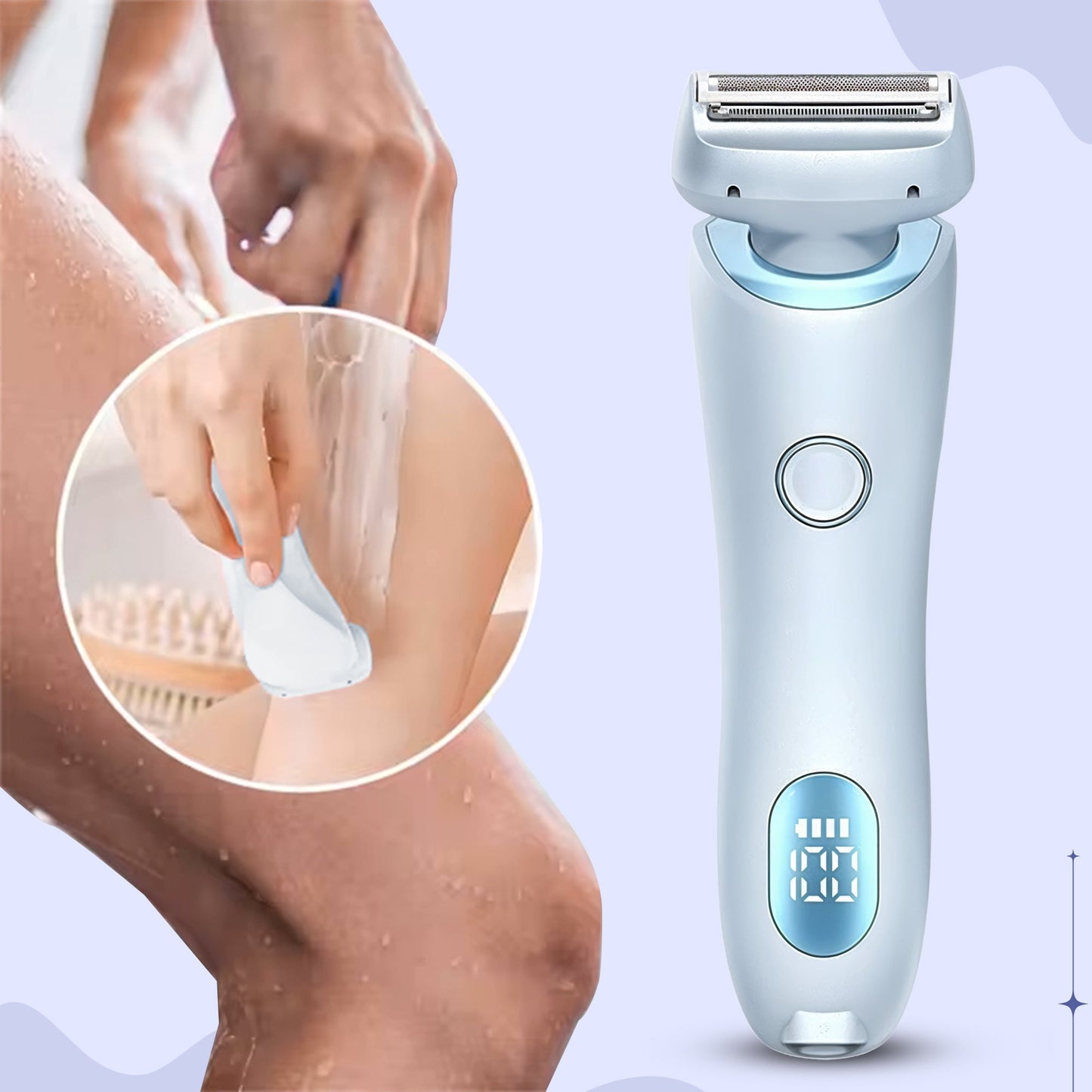 Cordless Rechargeable Shaver for Wet Dry Shaving