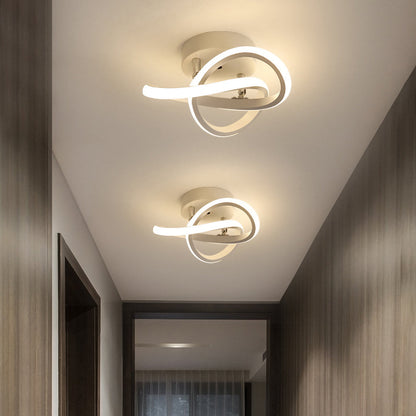 Modern Black LED Ceiling Fixture