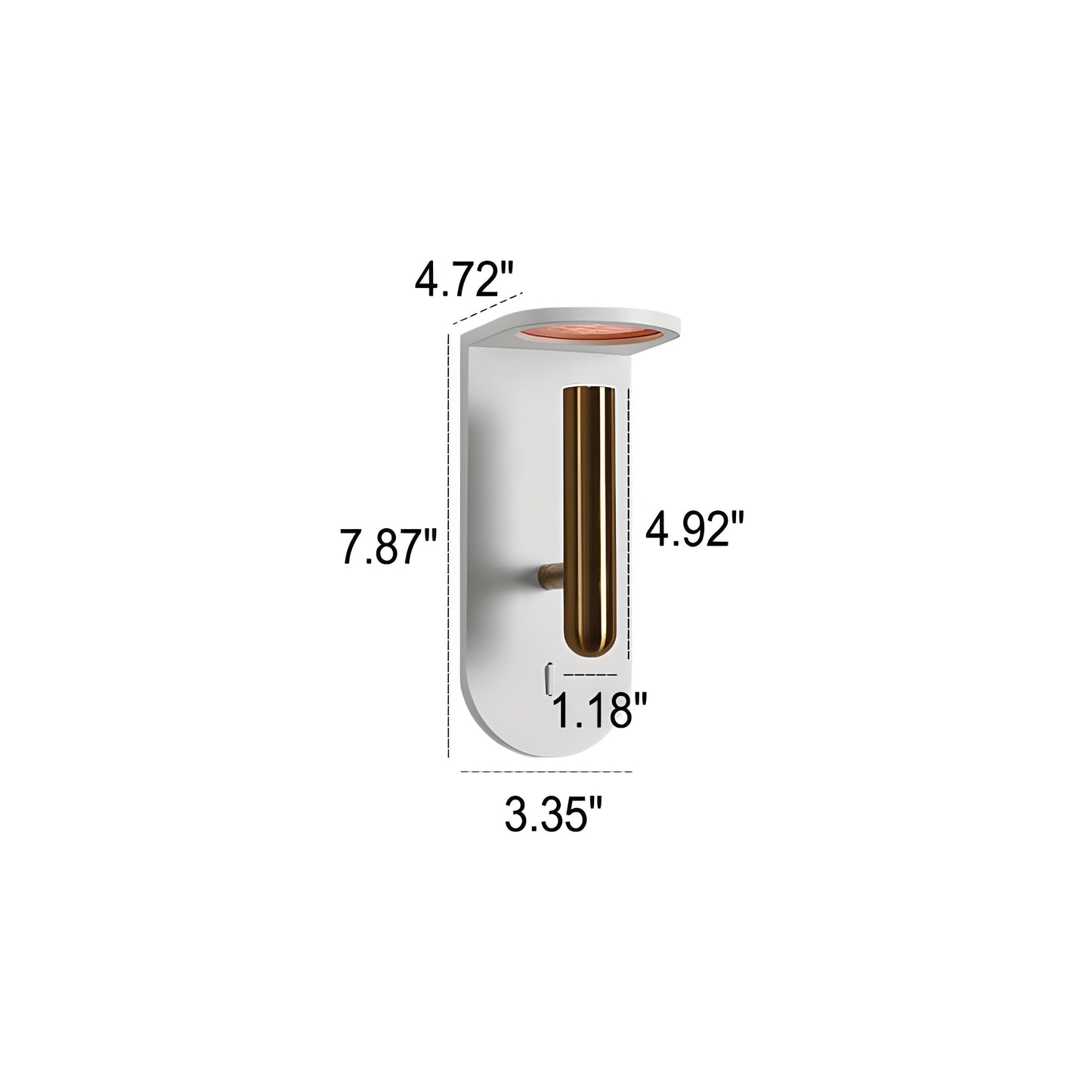 Warm LED Flame Effect Wall Lamp