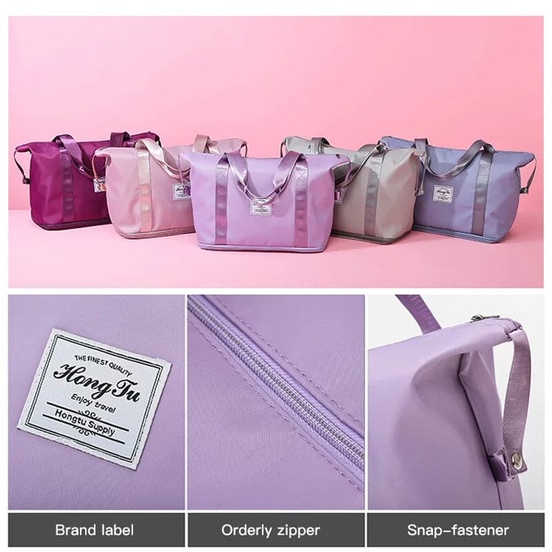 Spacious Dual Compartment Water Resistant Travel Bag