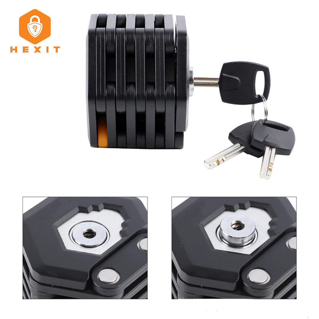 Portable and Secure Folding Bike Lock
