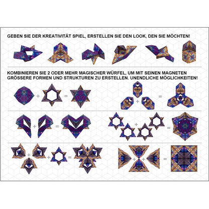Colorful Magnetic Twist Puzzle Cube